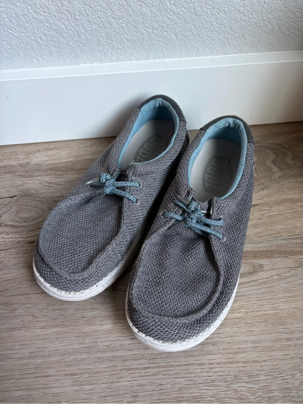 Hey Dude Boys’ Wally Sox Slip On Shoe Sharkskin Gray
